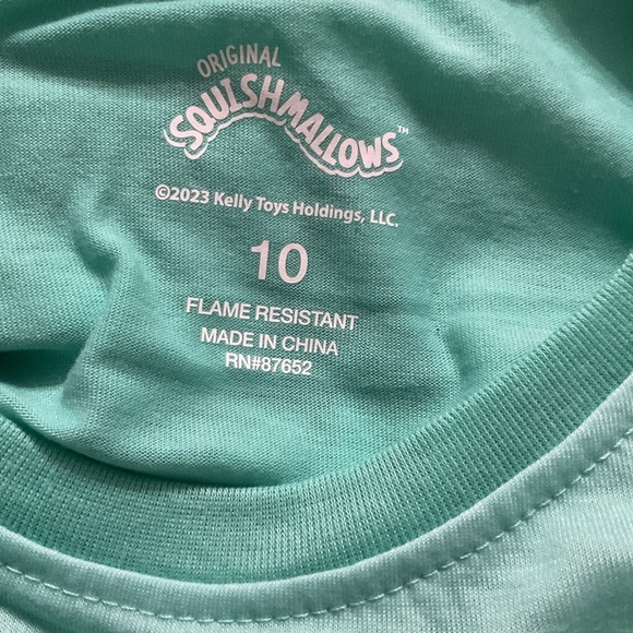 Squishmallows Big Girls Polyester Pajamas, 2 Piece Set Size 10 NWT - Picture 4 of 4